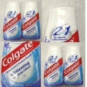 Colgate 2-In-1 Whitening Tooth Paste And Mouthwash